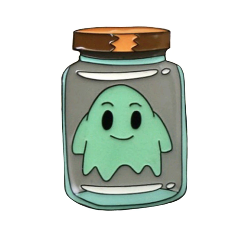 Smart Pins - Limited Edition Ghost in a Jar - Rick and Morty - Enamel Pin Badge Brooch