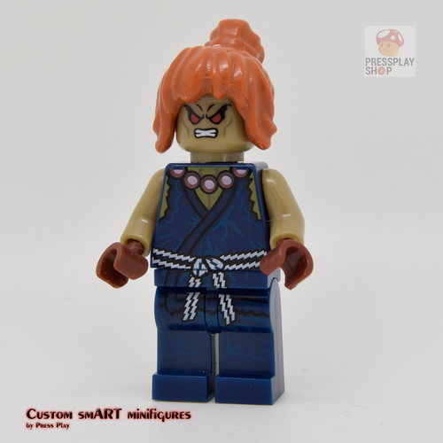Custom Minifigure - based on the character from Street Fighter of Akuma