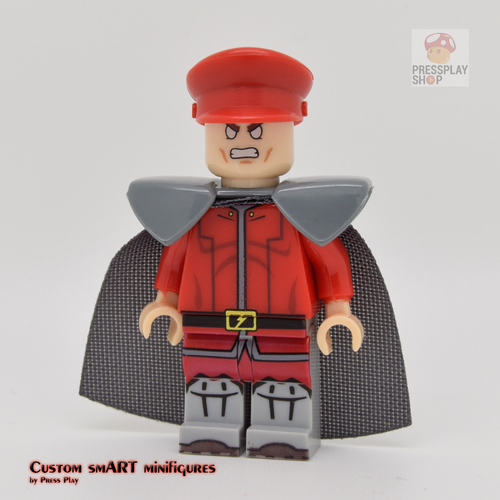 Custom Minifigure - based on the character from Street Fighter of Bison