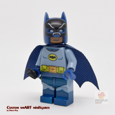 Custom Minifigure - based on the character of Batman ( Batman 1966 TV Series )