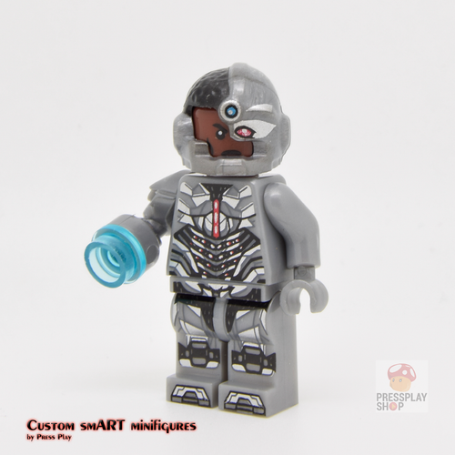 Custom Minifigure - based on the character Cyborg