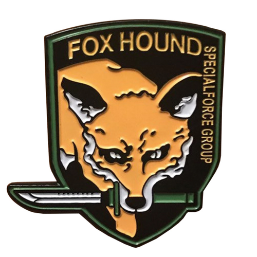 Smart Pins - Limited Edition Fox - Metal Gear Enamel Pin Badge Brooch