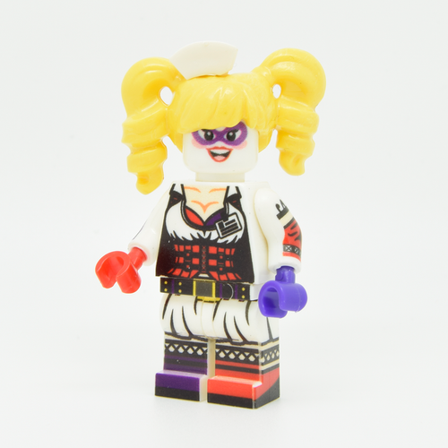 Custom Minifigure - based on the character Harley Quinn