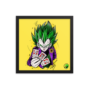 Framed poster - Joker Prince of all Sayan's by Zaalunna