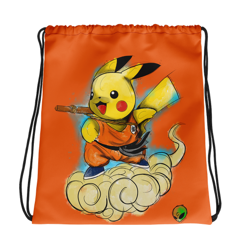 Drawstring bag -  Pika Goku by Zaalunna