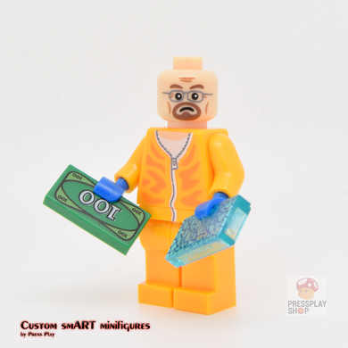 Custom Minifigure - based on the character Walter White (Breaking Bad)