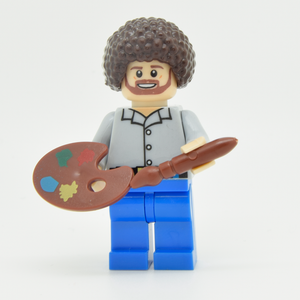 Custom Minifigure - based on the character of Bob Ross (DEADPOOL)