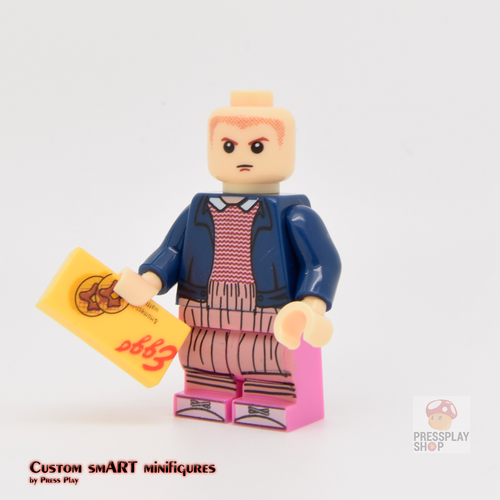 Custom Minifigure - based on the character Eleven - Stranger Things