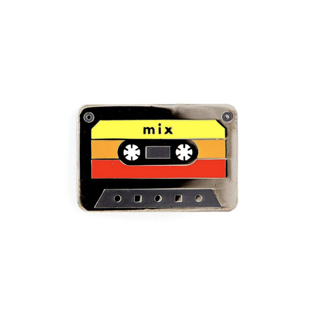 Smart Pins - Limited Edition Mix Tape Retro 80 Enamel Pin Badge Brooch