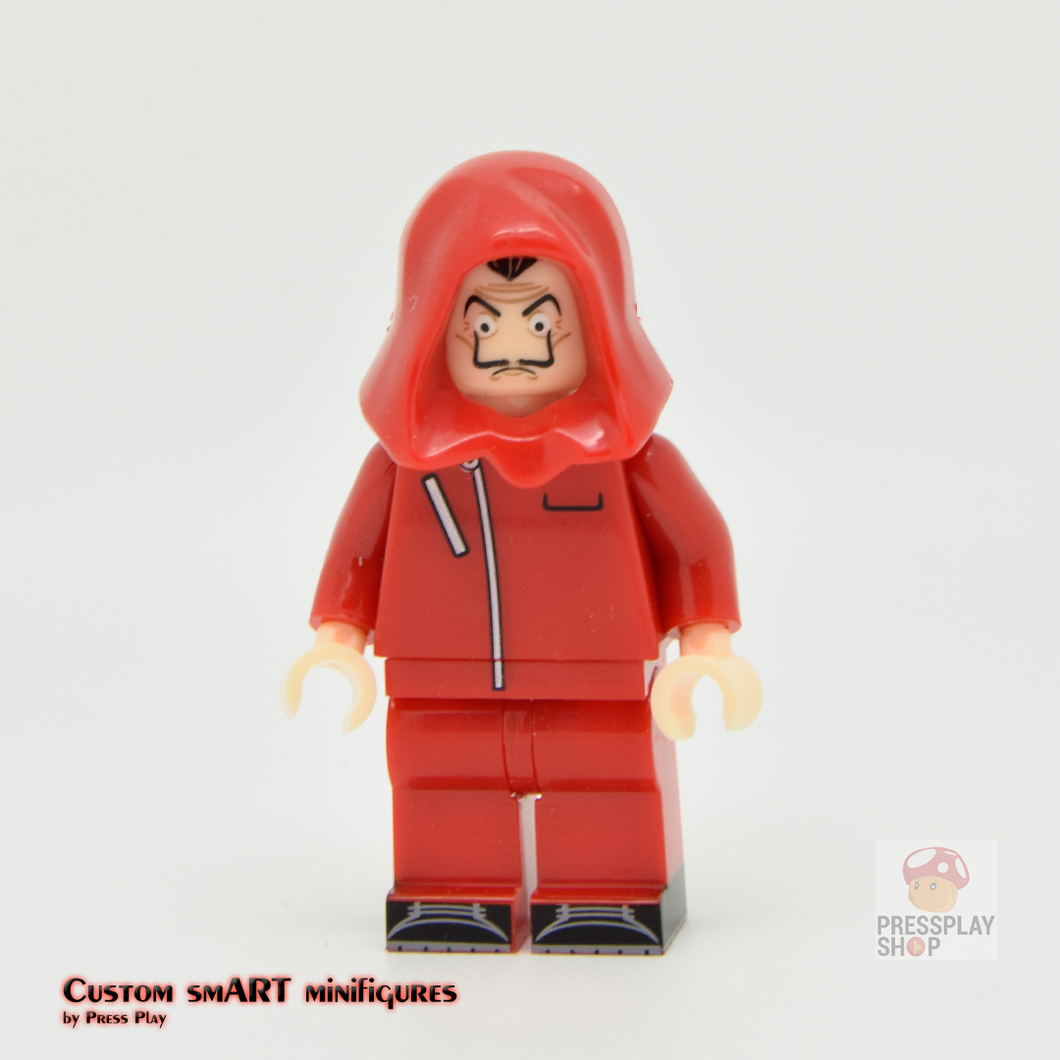 Custom Minifigure - based on the character from Money Heist (La casa de papel)