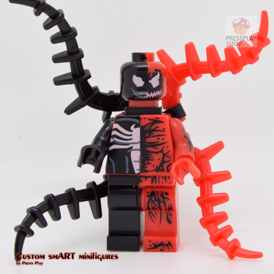 Custom Minifigure - based on the character Venom and Carnage