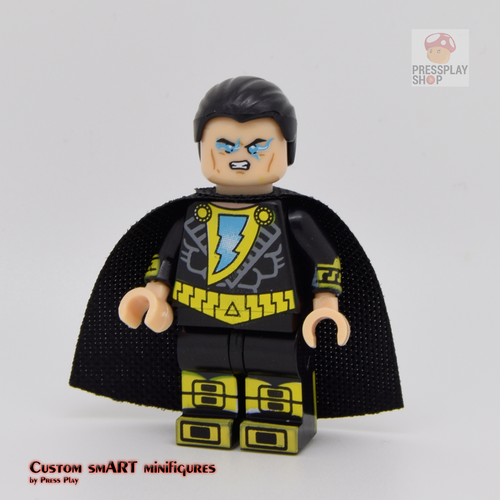 Custom Minifigure - based on the character of Black Adam (SHAZAM)