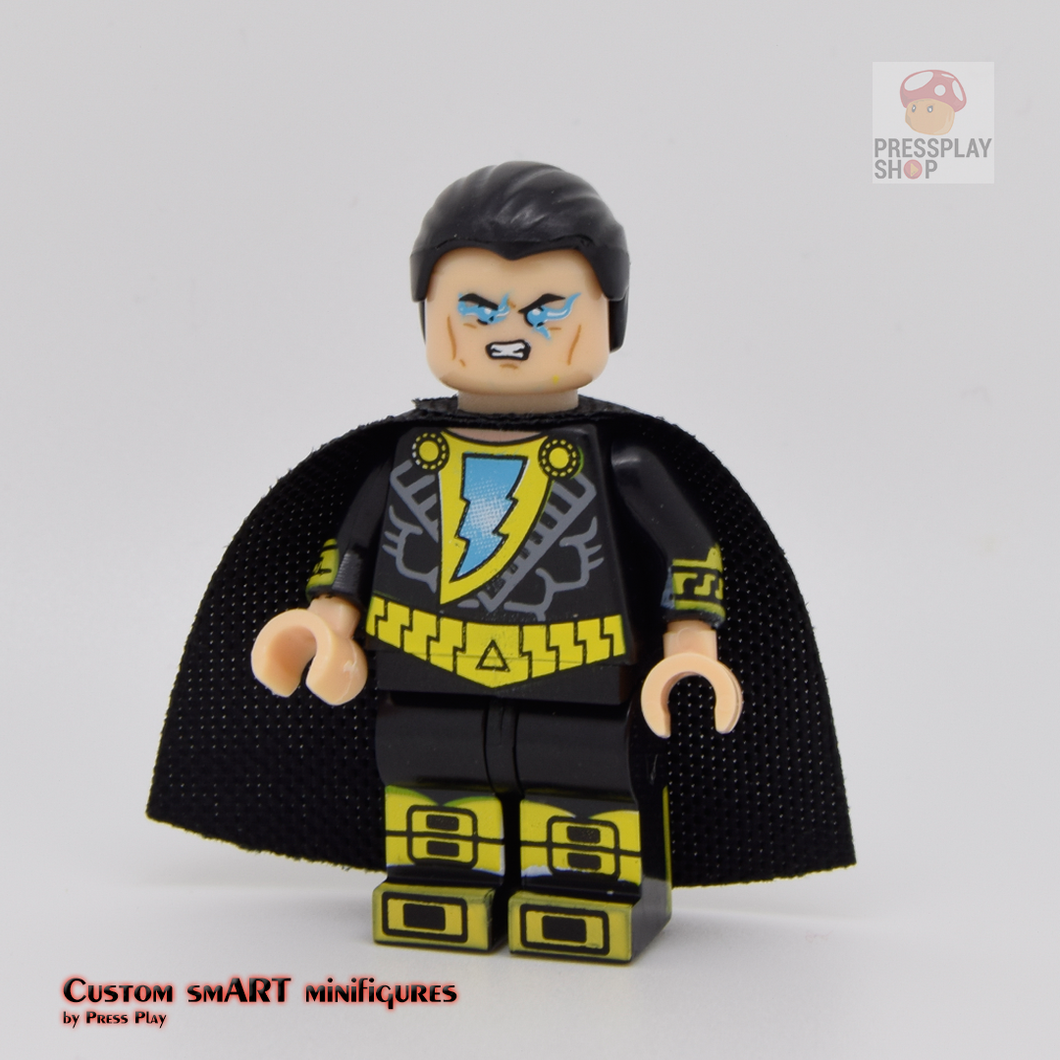 Custom Minifigure - based on the character of Black Adam (SHAZAM)