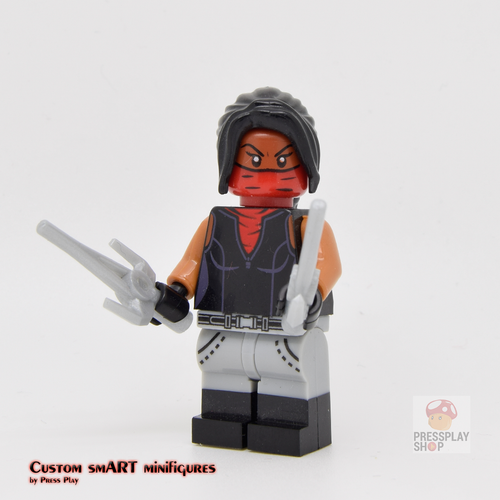 Custom Minifigure - based on the character Elektra