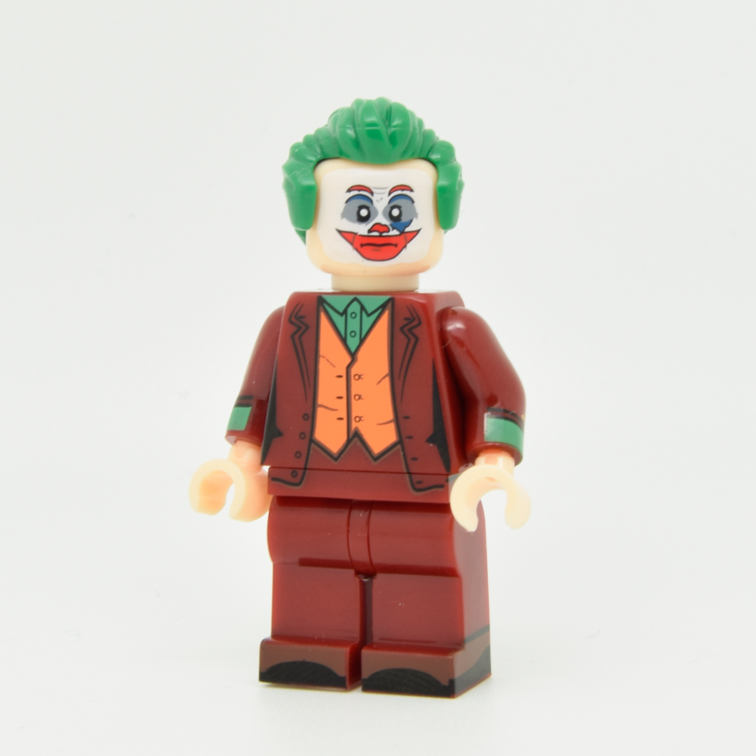 Custom Minifigure - based on the character The Joker (Joaquin Phoenix)V2