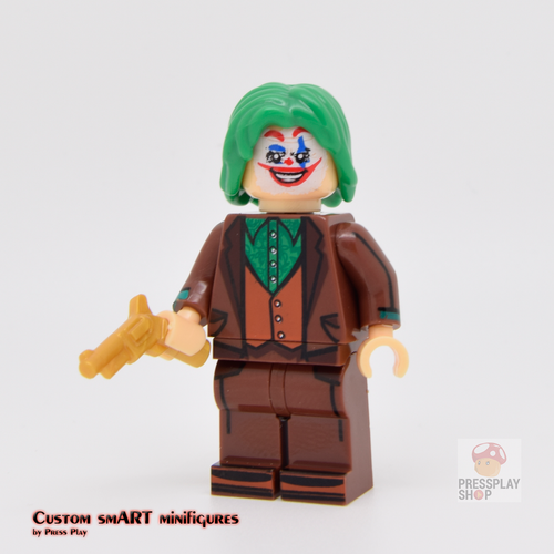 Custom Minifigure - based on the character The Joker (Joaquin Phoenix)