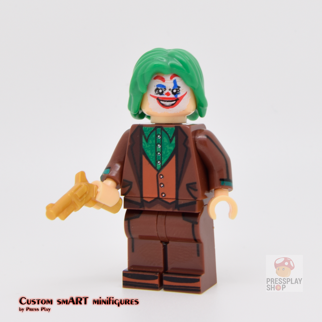 Custom Minifigure - based on the character The Joker (Joaquin Phoenix)