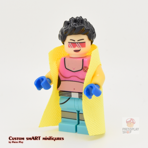 Custom Minifigure - based on the character Jubilee (X-men)