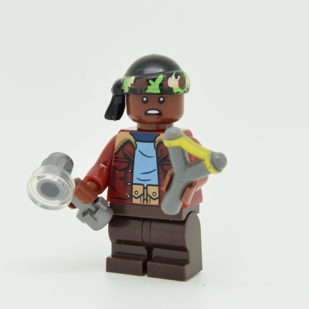 Custom Minifigure - based on the character Lucas Sinclair - Stranger Things