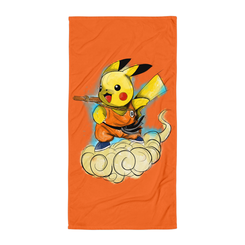Towel - Pika Goku by Zaalunna