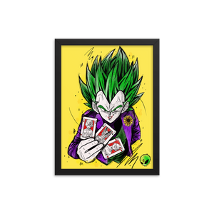 Framed poster - Joker Prince of all Sayan's by Zaalunna